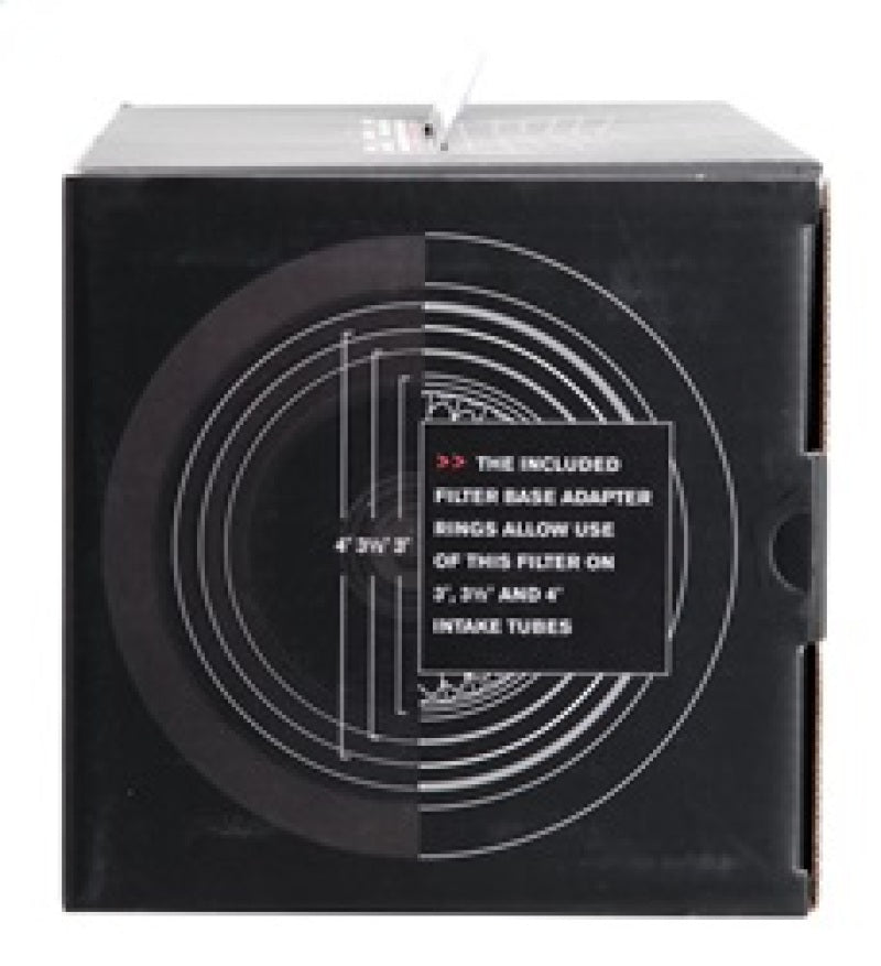 Spectre Adjustable Conical Air Filter 9-1/2in. Tall (Fits 3in. / 3-1/2in. / 4in. Tubes) - Blue Air Filters - Universal Fit Spectre