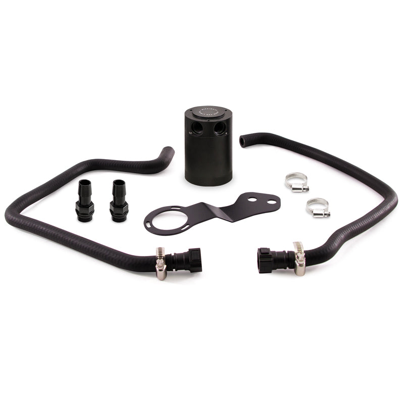Mishimoto 2016+ Chevrolet Camaro SS Baffled Oil Catch Can Kit - Black Oil Catch Cans Mishimoto