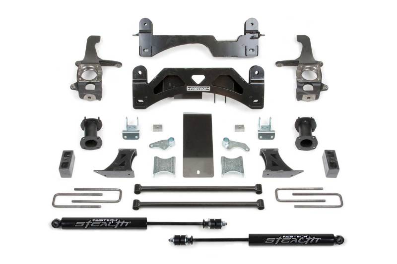 Fabtech 07-15 Toyota Tundra 2/4WD 6in Basic Sys w/C/O Spacers & Stealth Rr Lift Kits Fabtech
