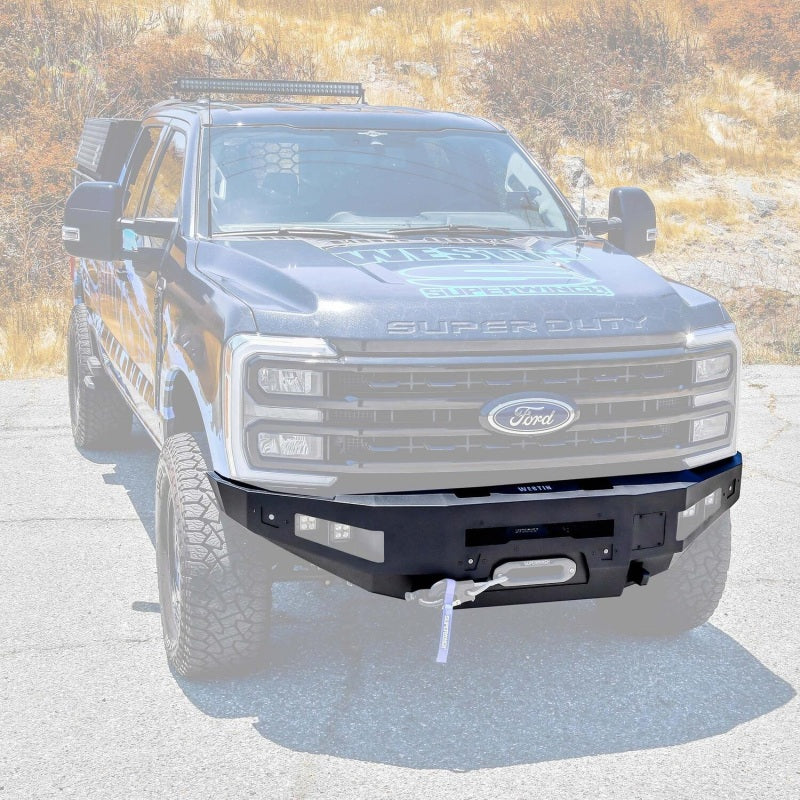 Westin 23-24 Ford F250/350 Pro-Series Front Bumper - Textured Black Bumpers - Steel Westin