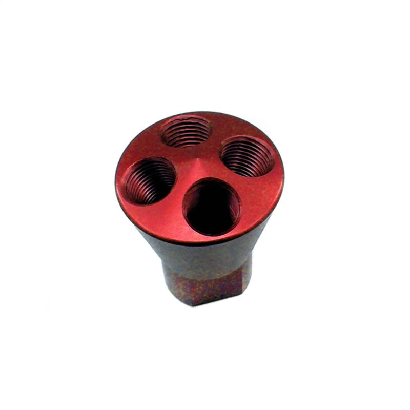 Nitrous Express 4 Port Showerhead Distribution Block - Red Distribution Blocks Nitrous Express