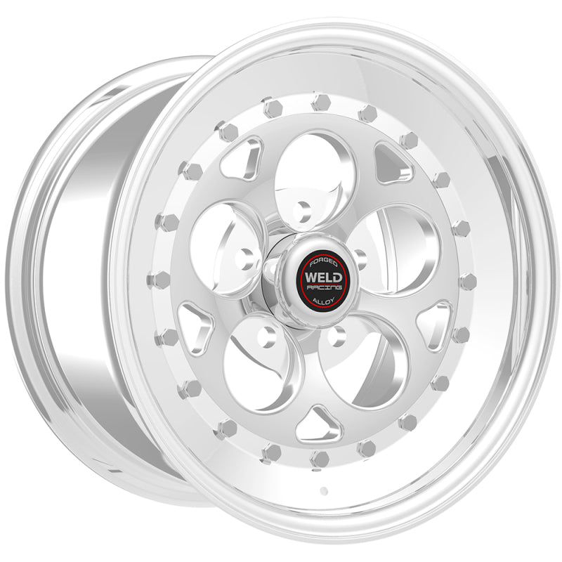 Weld Magnum III 15x5 / 5x4.75 BP / 2.5in. BS Polished Wheel - Non-Beadlock Wheels - Forged Weld