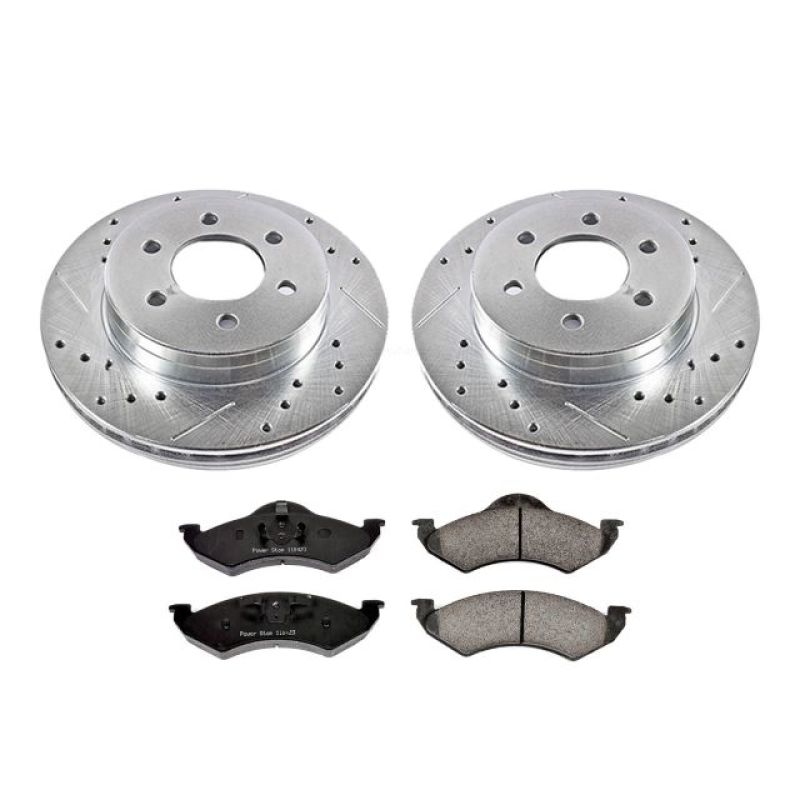 Power Stop 00-02 Dodge Dakota Front Z23 Evolution Sport Brake Kit Brake Kits - Performance D&S PowerStop