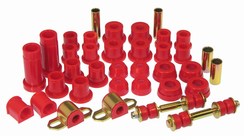 Prothane 84-88 Toyota Truck 2wd Total Kit - Red Bushings - Full Vehicle Kits Prothane