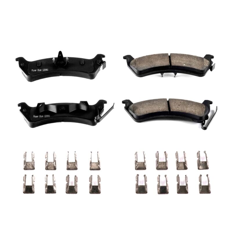 Power Stop 94-98 Jeep Grand Cherokee Rear Z17 Evolution Ceramic Brake Pads w/Hardware Brake Pads - OE PowerStop