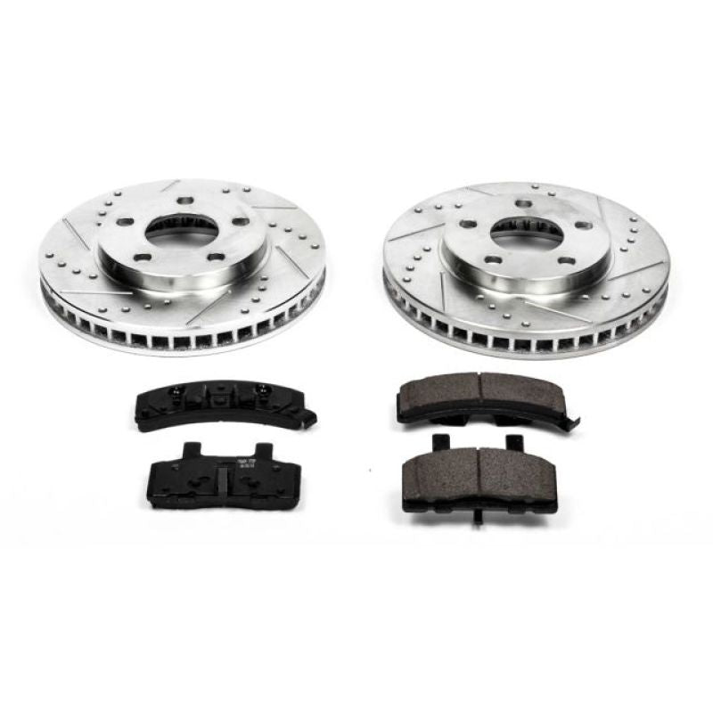Power Stop 91-93 Cadillac Commercial Chassis Front Z23 Evolution Sport Brake Kit Brake Kits - Performance D&S PowerStop