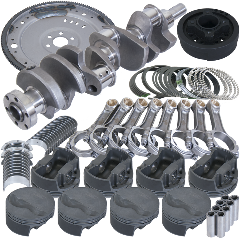 Eagle Ford 302 V-Rib Belt 157 Tooth Flexplate Balanced Rotating Assembly - 5.400in I-Beam +.030 Bore Rotating Assemblies Eagle
