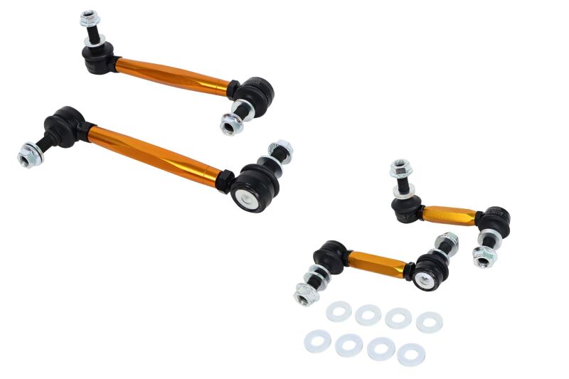 Whiteline 15-25 Ford Mustang Adjustable Sway Bar Vehicle Link Kit Sway Bar Endlinks Whiteline
