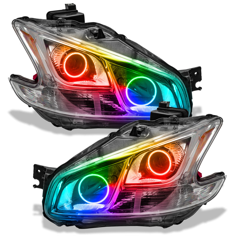 Oracle 09-13 Nissan Maxima SMD HL (Non-HID)-Chrome - ColorSHIFT Headlights ORACLE Lighting