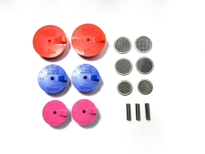 Ticon Industries Silicone Purge Plugs (Turbo Manifold Kit) - Tig Aesthetics Purge Plugs Ticon