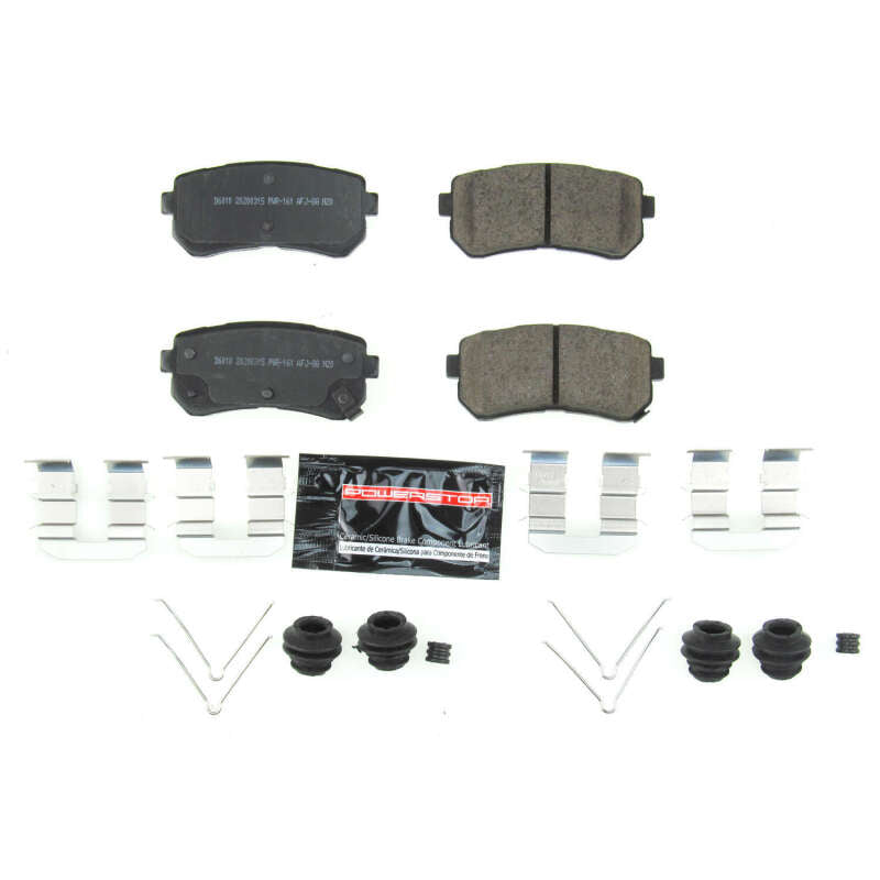 Power Stop 18-19 Hyundai Kona Rear Z23 Evolution Sport Brake Pads w/Hardware Brake Pads - Performance PowerStop