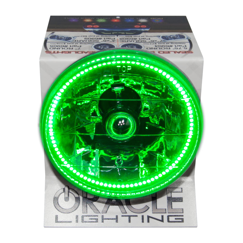 Oracle 5.75 Sealed Beam Powered Display - Green POP Displays ORACLE Lighting