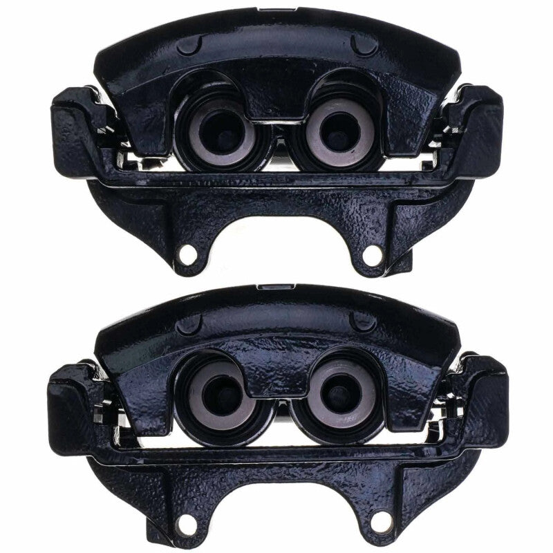 Power Stop 19-20 Dodge Charger Front Black Calipers - Pair (w/Bracket) Brake Calipers - Perf PowerStop