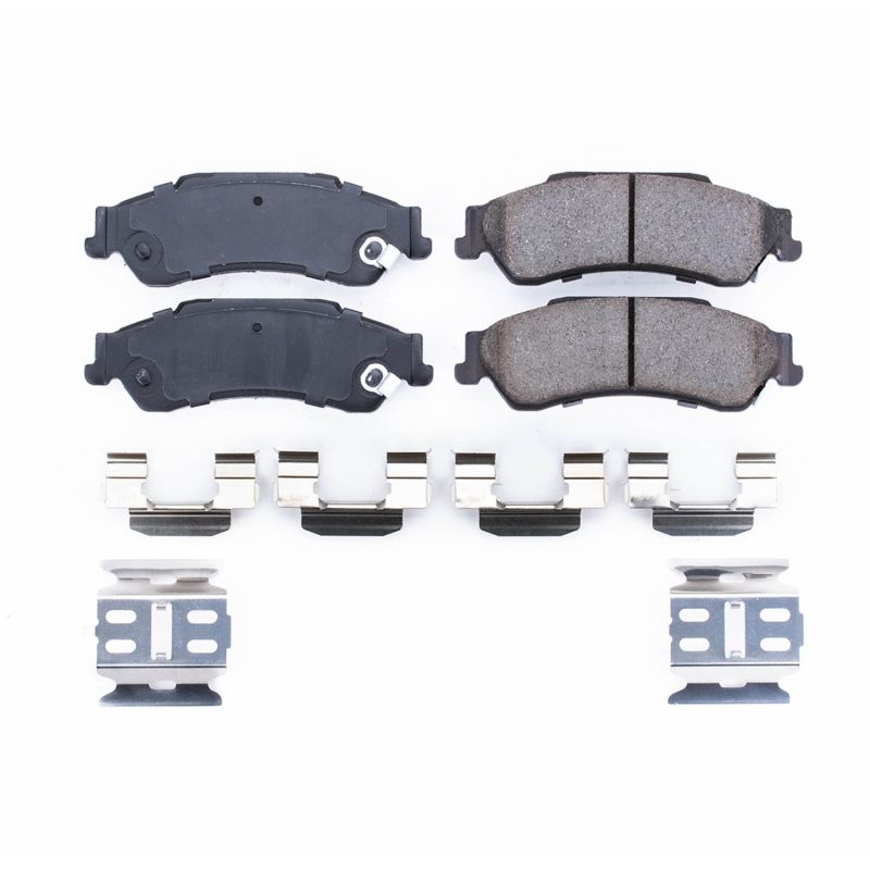 Power Stop 97-05 Chevrolet Blazer Rear Z17 Evolution Ceramic Brake Pads w/Hardware Brake Pads - OE PowerStop