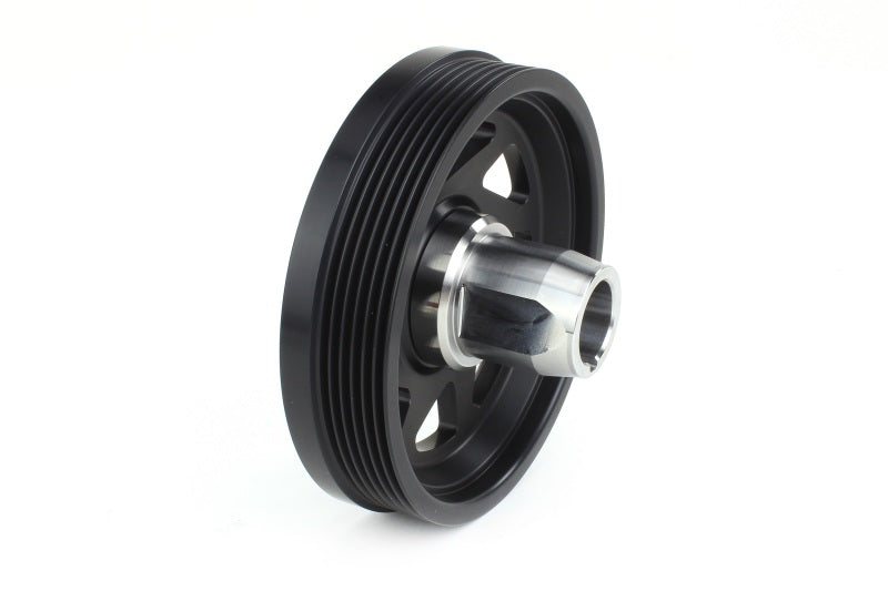 PERRIN 19-21 Subaru WRX / 16-18 Forester / 15-19 Legacy Lightweight Crank Pulley - Black Pulleys - Crank, Underdrive Perrin Performance