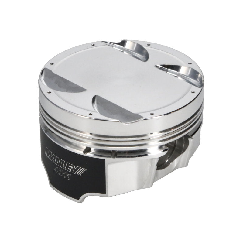 Manley Mitsubishi 4B11 86.5mm Bore 10.0:1 CR -3.5cc Dish Turbo Tuff Piston Set w/ Rings Piston Sets - Forged - 4cyl Manley Performance