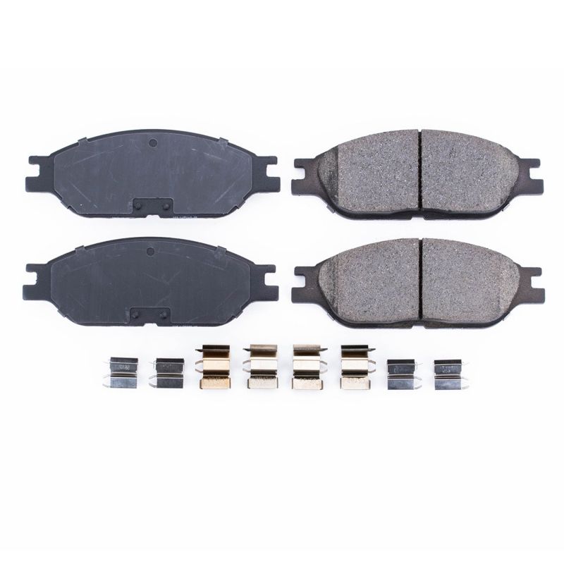 Power Stop 99-03 Ford Windstar Front Z17 Evolution Ceramic Brake Pads w/Hardware Brake Pads - OE PowerStop