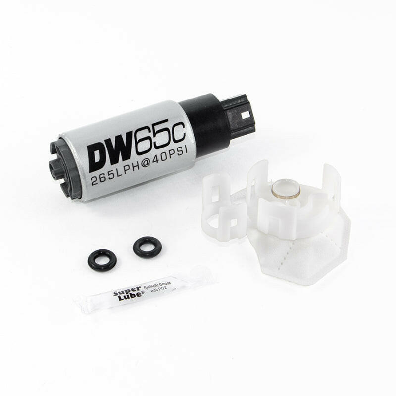 DeatschWerks 265 LPH Compact In-Tank Fuel Pump w/ Set Up Kit 08-15 Mitsu EVO X, 06-13 MazdaSpeed 3/6 Fuel Pumps DeatschWerks