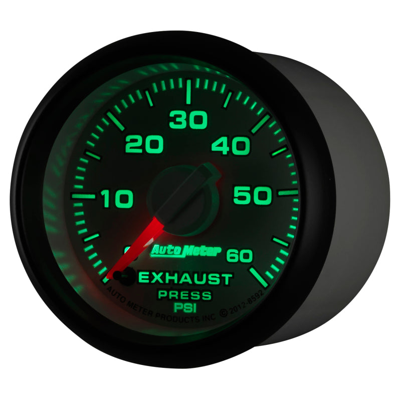 AutoMeter Gauge Exhaust Press. 2-1/16in. 60PSI Stepper Motor Ram Gen 3 Factory Match Gauges AutoMeter