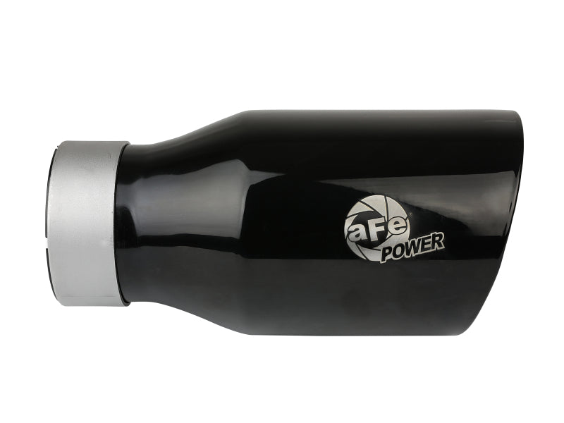 aFe MACH Force-Xp Universal Exhaust Tip 3 IN Inlet x 4-1/2 IN Outlet x 9 IN L- Black Tip Tips aFe