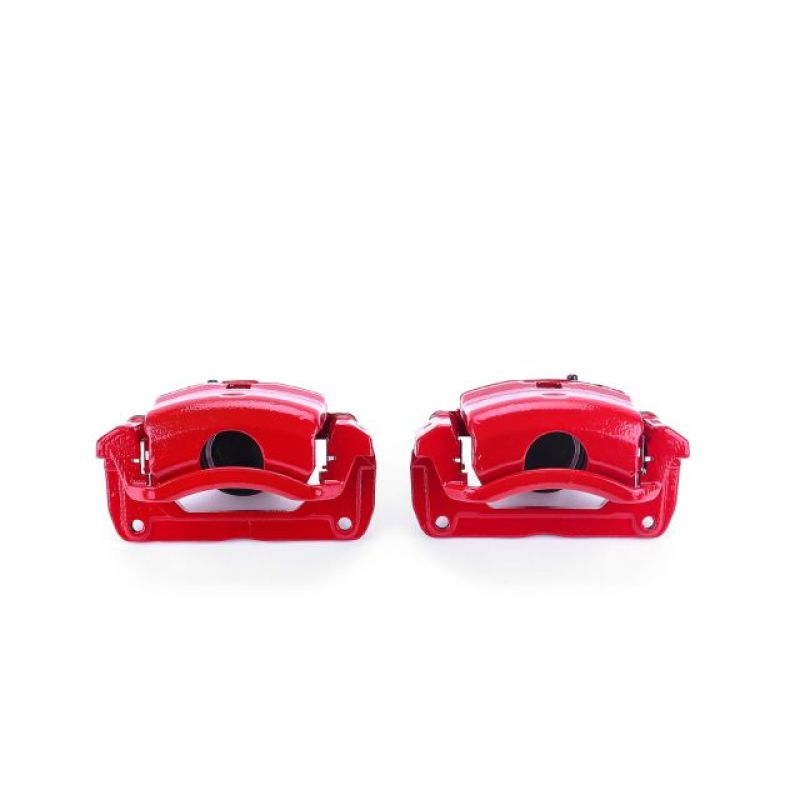 Power Stop 06-12 Ford Fusion Front Red Calipers w/Brackets - Pair Brake Calipers - Perf PowerStop