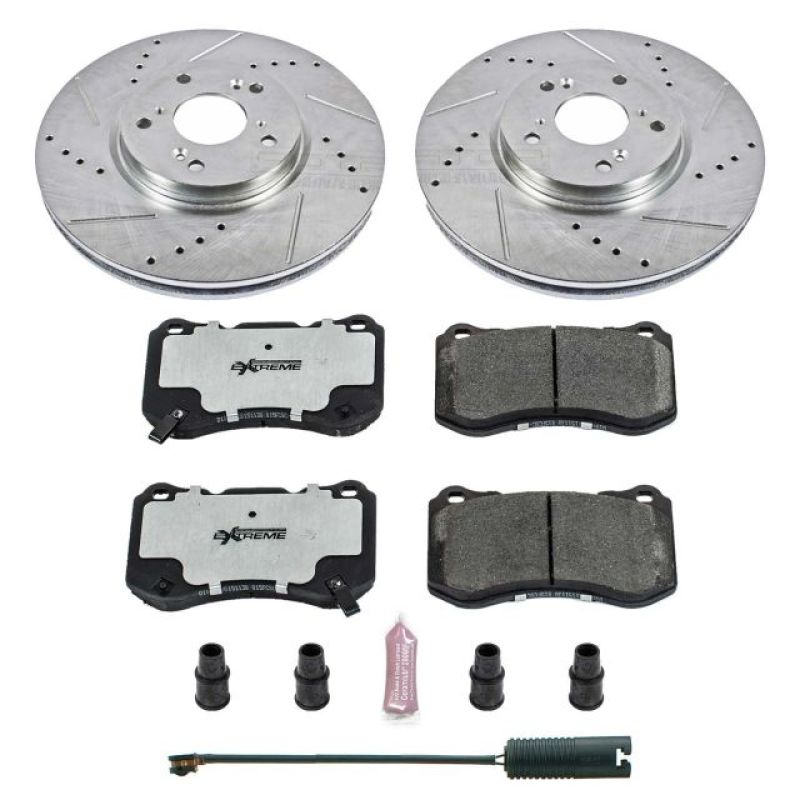 Power Stop 98-02 BMW Z3 Rear Z26 Street Warrior Brake Kit Brake Kits - Performance D&S PowerStop