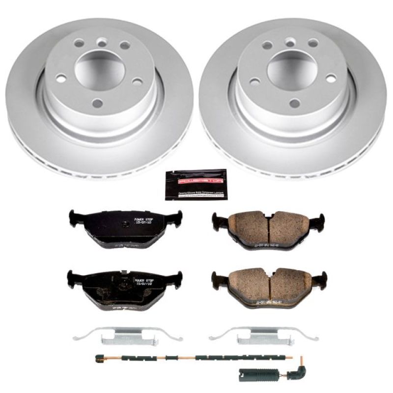 Power Stop 03-08 BMW Z4 Rear Z23 Evolution Sport Coated Brake Kit Brake Kits - Performance D&S PowerStop