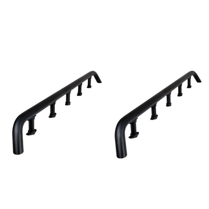 Go Rhino SRM500 Dual Rail Kit (For 65in. Long Rack) - Tex. Blk (Rails ONLY - Req. Platform) Roof Baskets Go Rhino