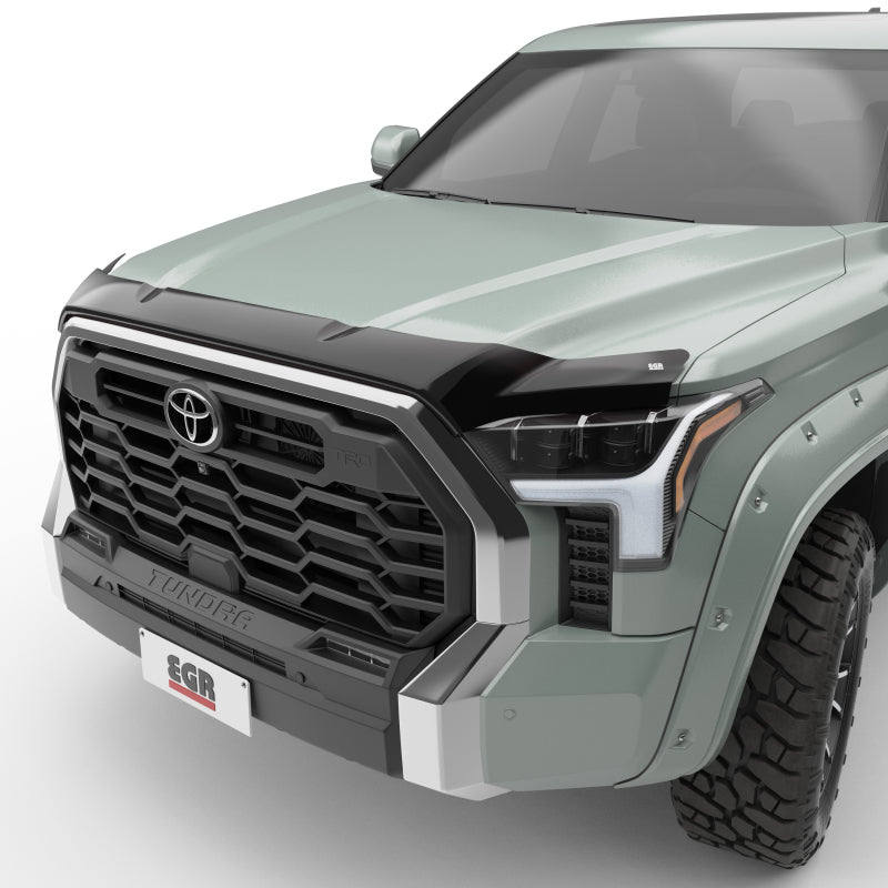 EGR 22-23 Toyota Tundra Superguard Hood Guard - Dark Smoke Hood Deflectors EGR