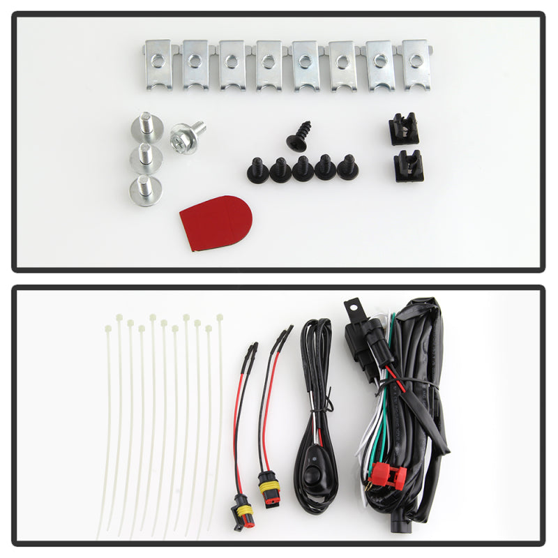 Spyder 16-18 GMC Sierra 1500 OEM Style Full LED Fog Light w/Switch - Clear (FL-GS2016-LED-C) Fog Lights SPYDER