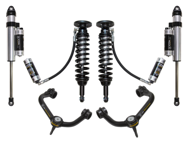 ICON 09-13 Ford F-150 4WD 1.75-2.63in Stage 5 Suspension System w/Tubular Uca Coilovers ICON