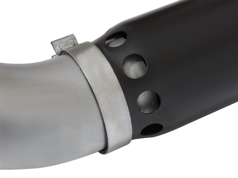 aFe Atlas Exhaust 5in DPF-Back Aluminized Steel w/ Black Tips 16-17 GM Diesel Truck V8-6.6L (td) DPF Back aFe