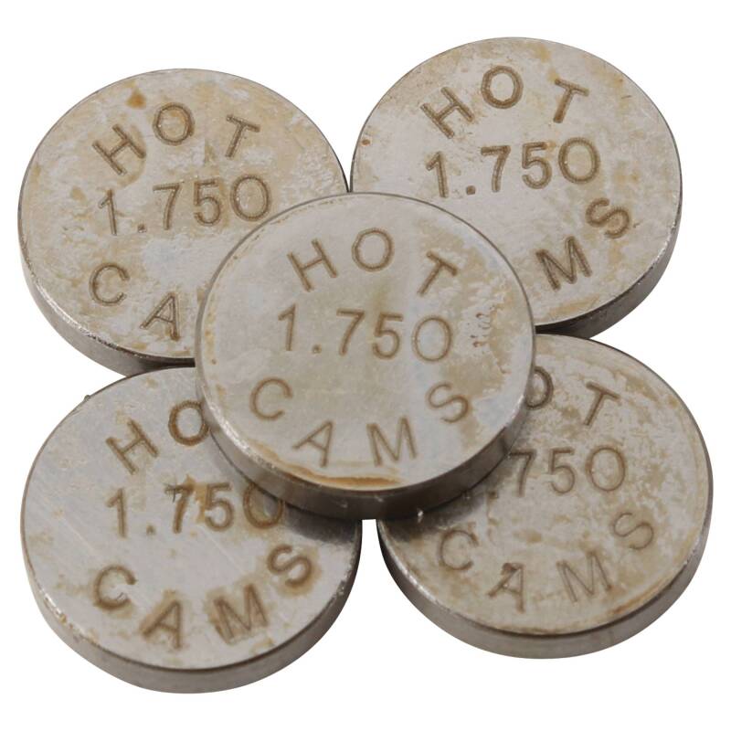 Hot Cams 04-08 400 DVX/02-16 CRF 450 R 1.750mm Shim Kit - 5 Pack Valves Hot Cams