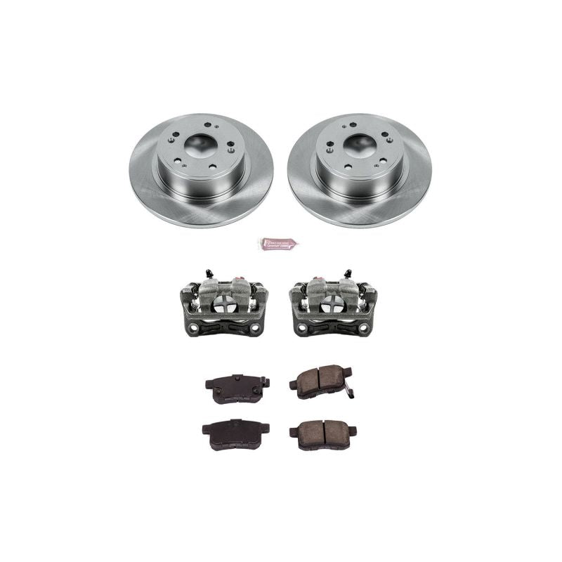 Power Stop 11-14 Acura TSX Rear Autospecialty Brake Kit w/Calipers Brake Kits - OE PowerStop