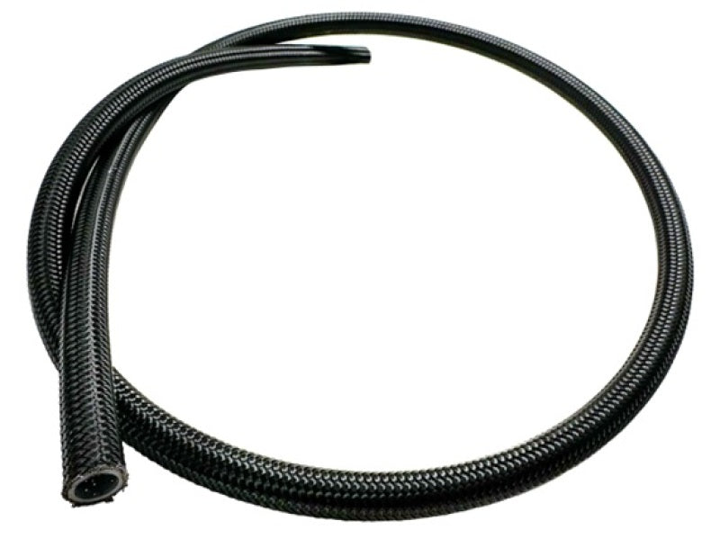 Fuelab Black Nylon Stainless Steel Braided PTFE Hose - 12AN - 3ft Hoses Fuelab