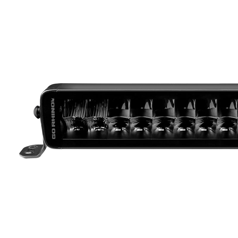 Go Rhino Xplor Blackout Series Dbl Row LED Light Bar (Side/Track Mount) 21.5in. - Blk Light Bars & Cubes Go Rhino