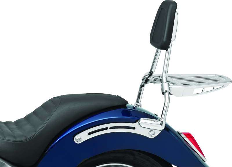 Kuryakyn Luggage Rack Sissy Bar Chrome Antennas Kuryakyn