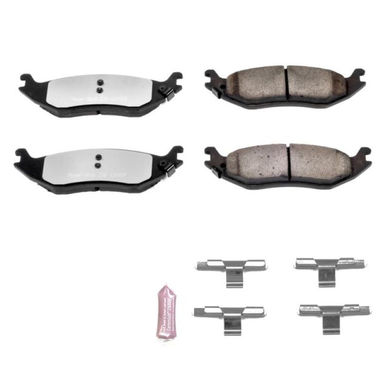 Power Stop 07-09 Chrysler Aspen Rear Z36 Truck & Tow Brake Pads w/Hardware Brake Pads - Performance PowerStop