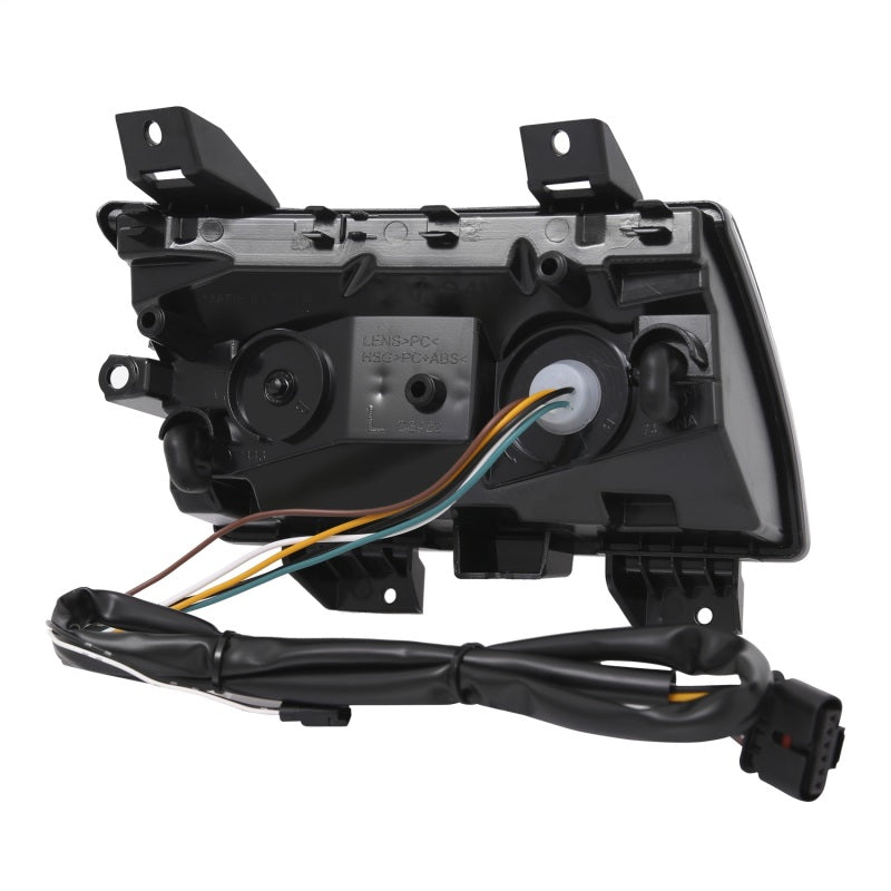 ANZO 18-19 Jeep Wrangler JL LED Chrome Clear w/ Sequential Signal Lights Corner ANZO