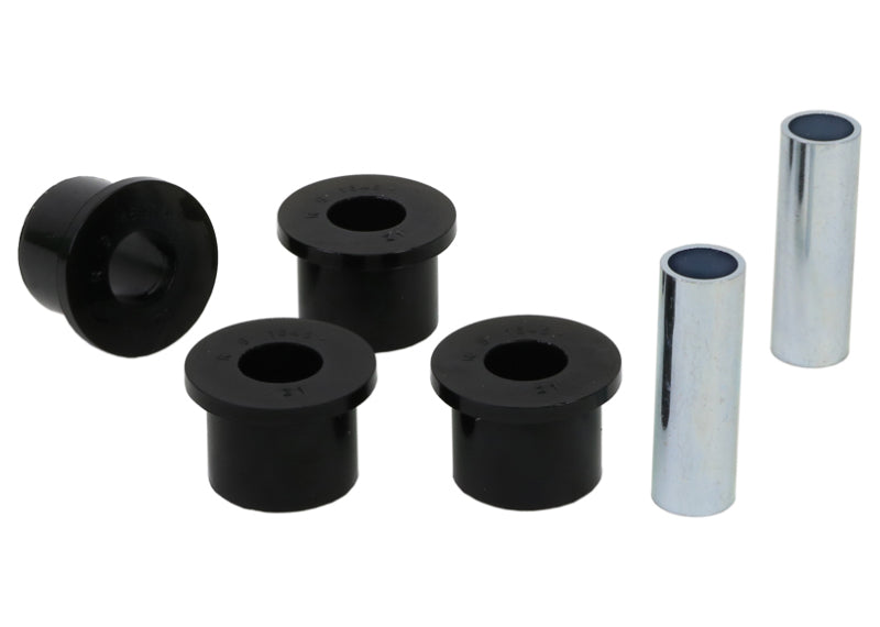 Whiteline Plus 86-11/05 Toyota Frontier / 2/97-11/05 XTerra Rear Spring - Eye Front Bushing Spring Insulators Whiteline