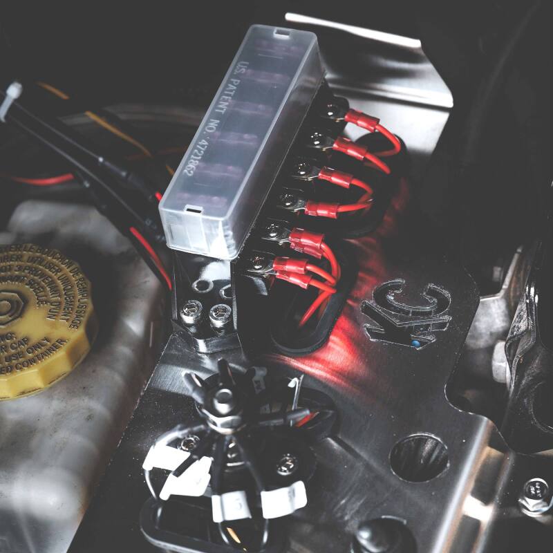 KC HiLiTES 2018+ Jeep Wrangler JL 3.6L / 2020+ Jeep Gladiator JT 3.6L Cyclone LED Engine Tray Kit Light Bars & Cubes KC HiLiTES