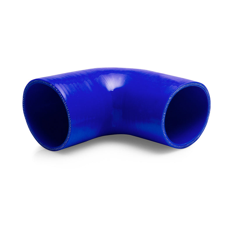 Mishimoto 4in. 90 Degree Coupler - Blue Silicone Couplers & Hoses Mishimoto