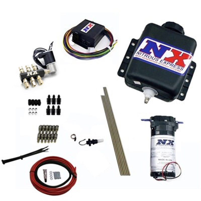 Nitrous Express Direct Port Water Injection 6 Cyl Stage 2 w/Hardlines Water Meth Kits Nitrous Express