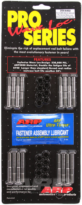 ARP SB Ford 289-302 standard wave-loc rod bolt kit Rod Bolt Kits ARP