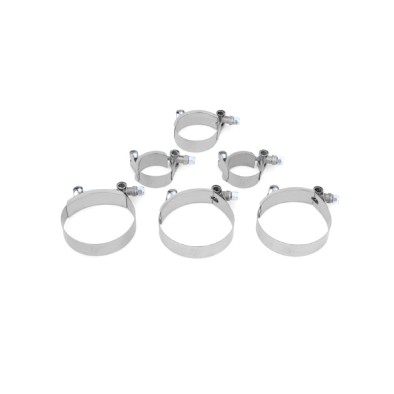 Mishimoto Subaru 02-07 WRX/04-07 STi Top-Mount Intercooler Kit - Silver/Black Hoses - Not For iRHD Intercoolers Mishimoto