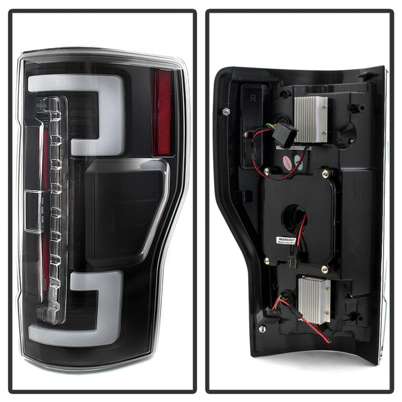 Spyder 17-18 Ford F-250 Super Duty (Excl LED Models) LED Tail Lights - Black (ALT-YD-FS17-LED-BK) Tail Lights SPYDER