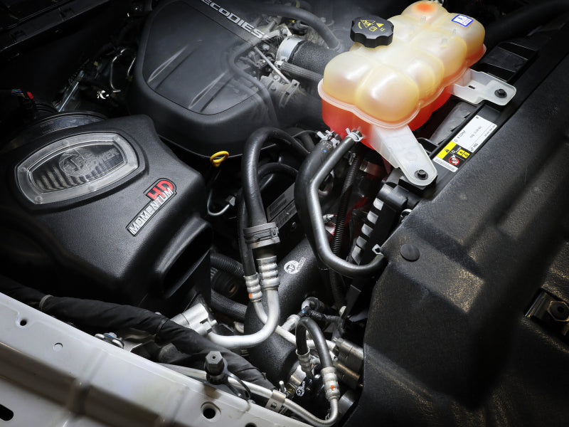 aFe 16-19 RAM 1500 V6 3.0L (TD) BladeRunner 3in Aluminum Hot & Cold Charge Pipe Kit - Black Intercoolers aFe