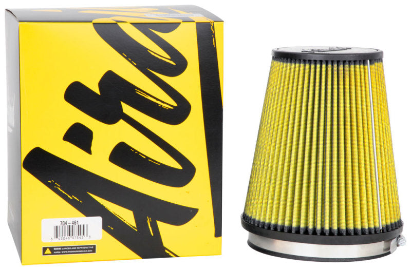 Airaid Universal Air Filter - Cone 6in FLG x 7in B x 5in T x 8in H - Synthaflow Air Filters - Universal Fit Airaid