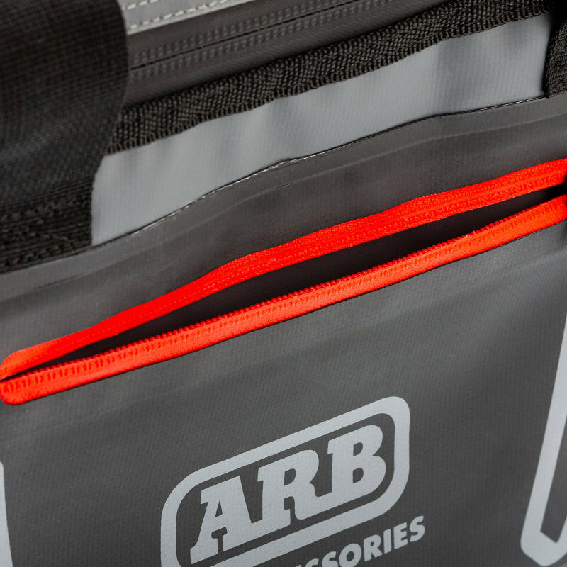 ARB Cooler Bag Charcoal w/ Red Highlights 15in L x 11in W x 9in H Holds 22 Cans Tow Straps ARB
