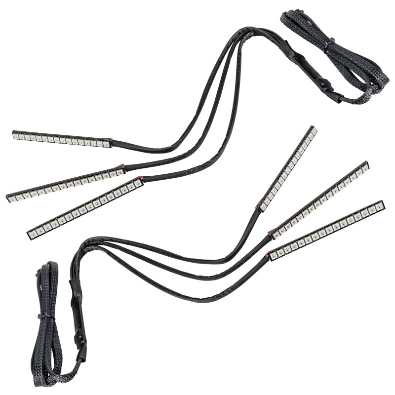 Oracle 15-17 Ford Mustang V6/GT/Shelby Dynamic DRL w/ Halo Kit - ColorSHIFT - Dynamic Headlights ORACLE Lighting